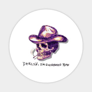 VampDoc Skull - Everybody’s Type - Purple Magnet